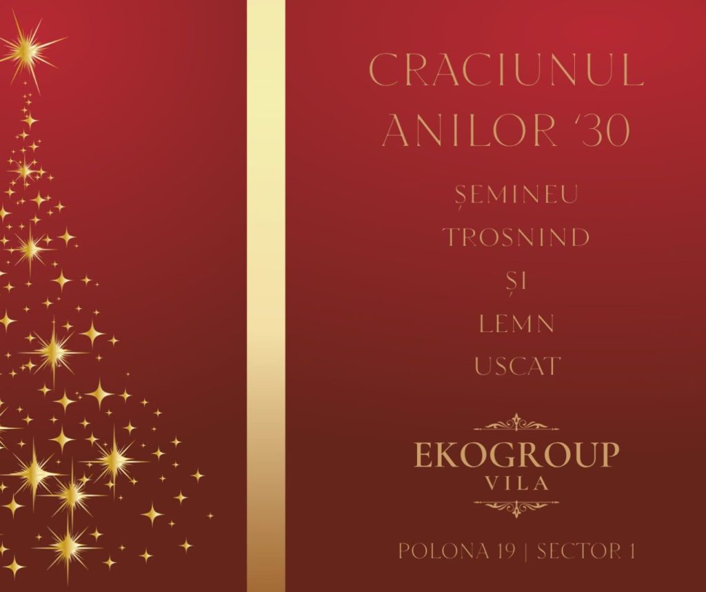 Eko Group Vila: O Împlinire a Eleganței Crăciunului Anilor ’30 1 Eko Group Vila: O Împlinire a Eleganței Crăciunului Anilor ’30